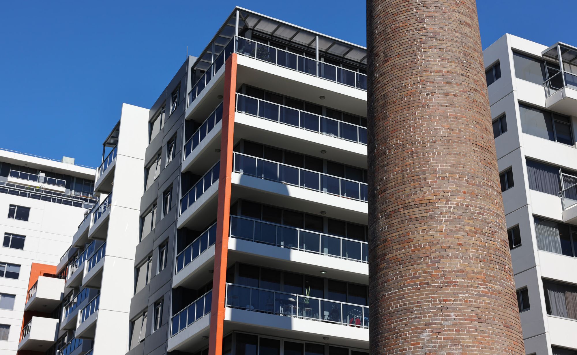 Aria Apartments building exterior, Waterloo